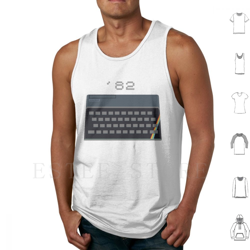 Retro Gaming Now - Spectrum-Now In (Clashing) Farbige Tanktops Weste