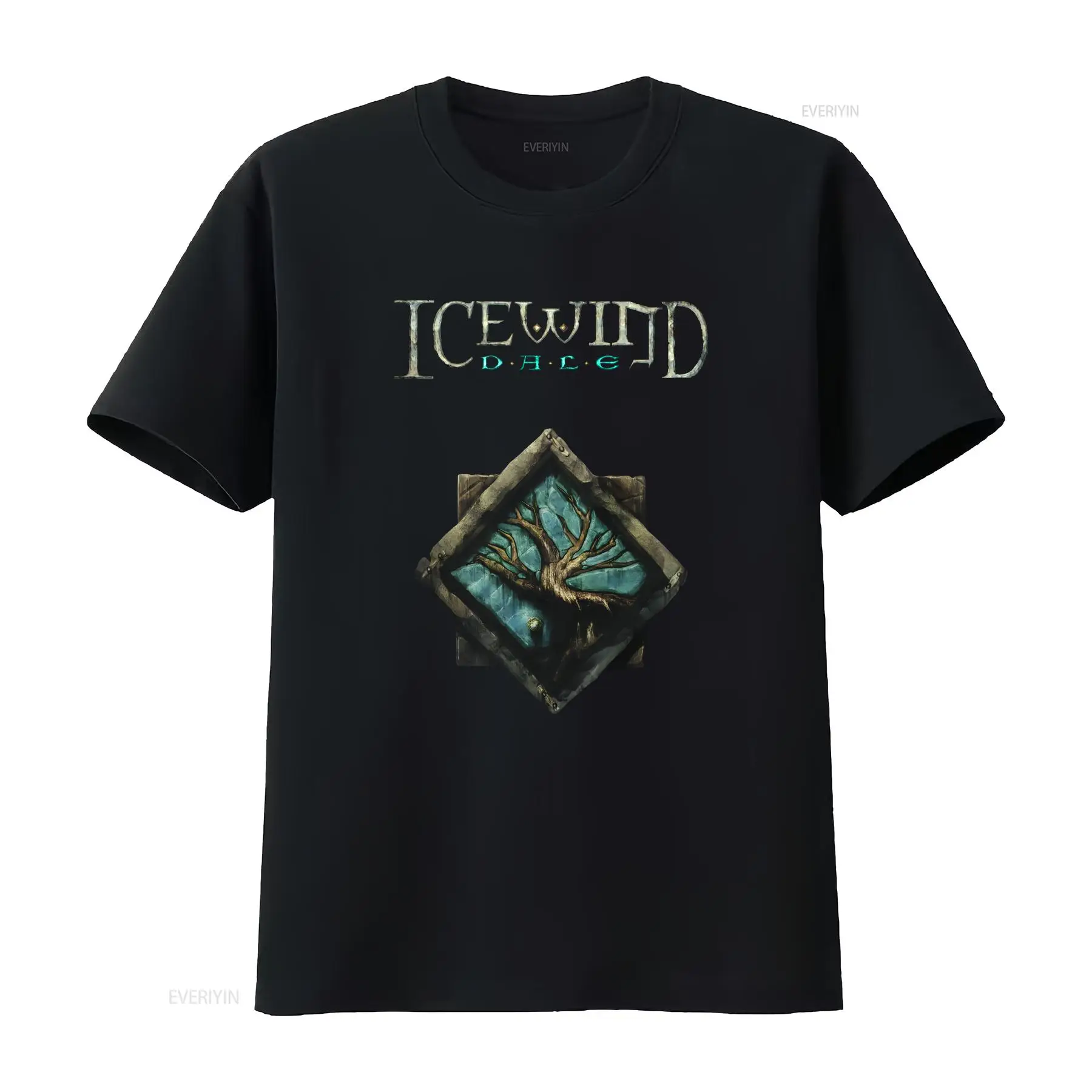 Retro Gaming T Shirts - Icewind Dale Logo Classic Videospiel RPG