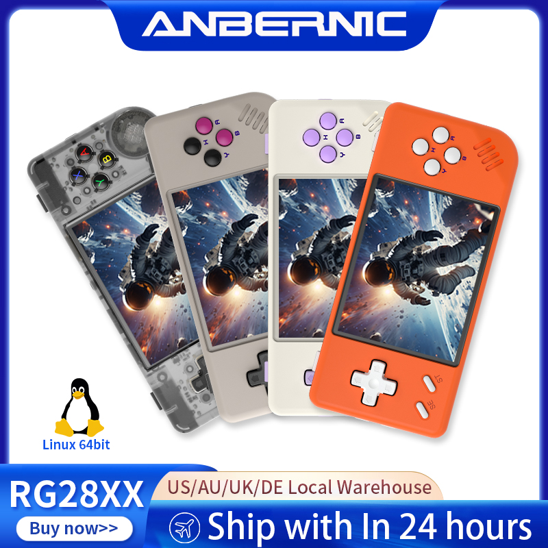 Retro Gaming Anbernic - ANBERNIC RG28XX Retro Handheld-Spielkonsole Linux 64