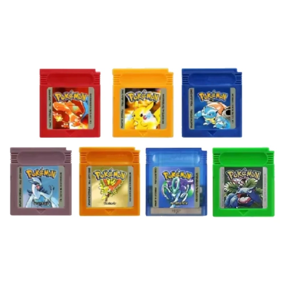 Retro Gaming Gif - GBC 16-Bit-Pok é-Mon-Spielkassetten-Set, mehrere Farben, Retro-Spielzeuggeschenk