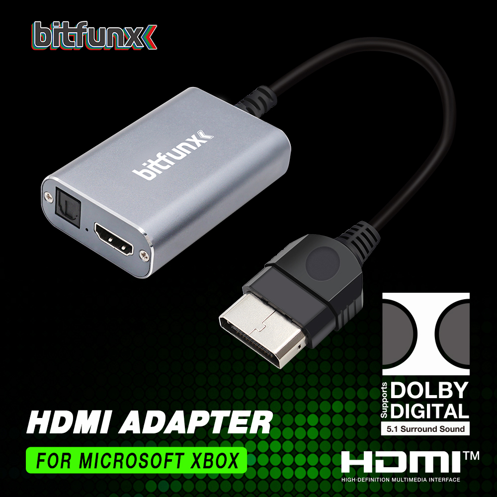 Retro Gaming Xbox - Bitfunx HDMI ™ Adapter für XBOX