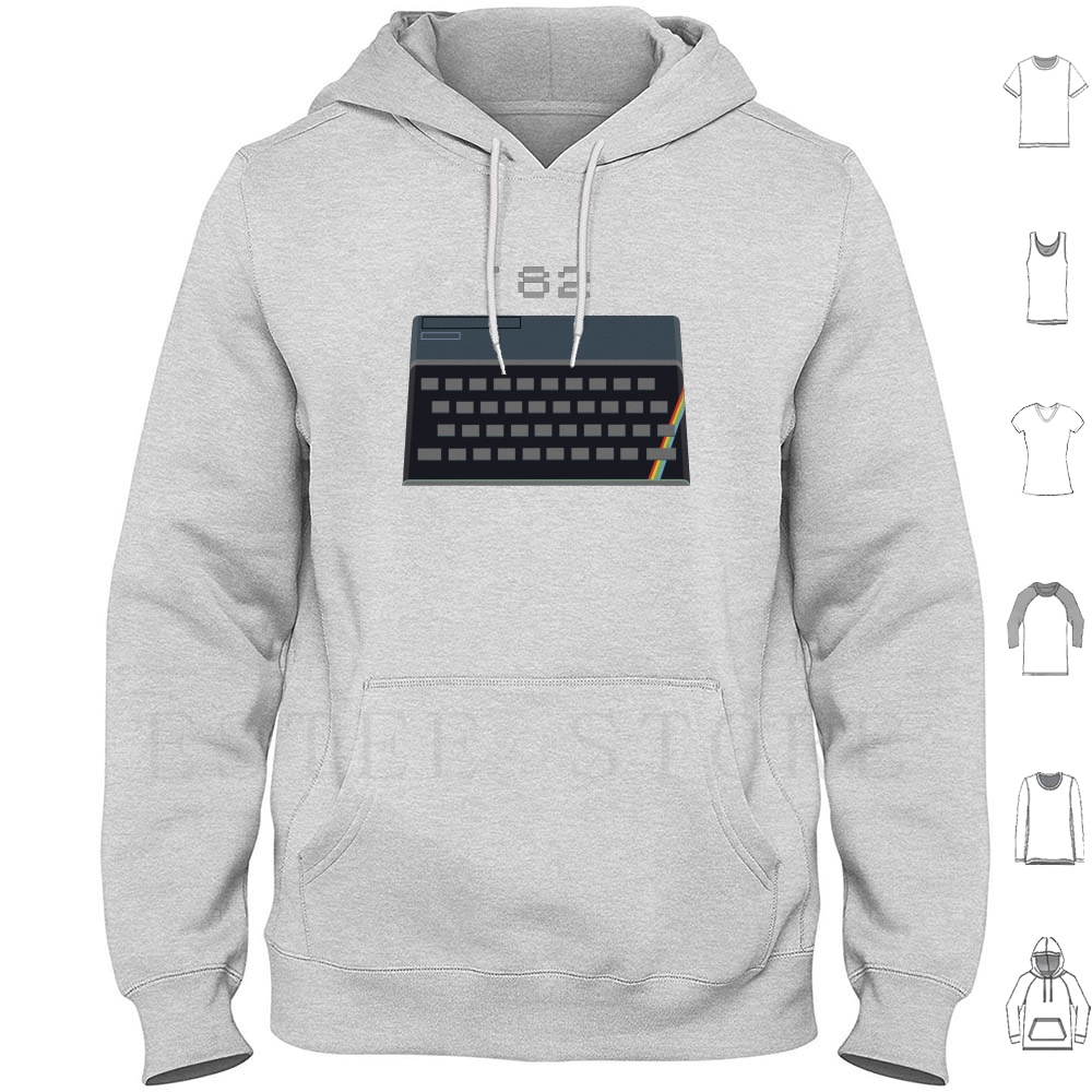 Retro Gaming Now - Spectrum-Now In (Clashing) Farbiger Kapuzenpullover mit