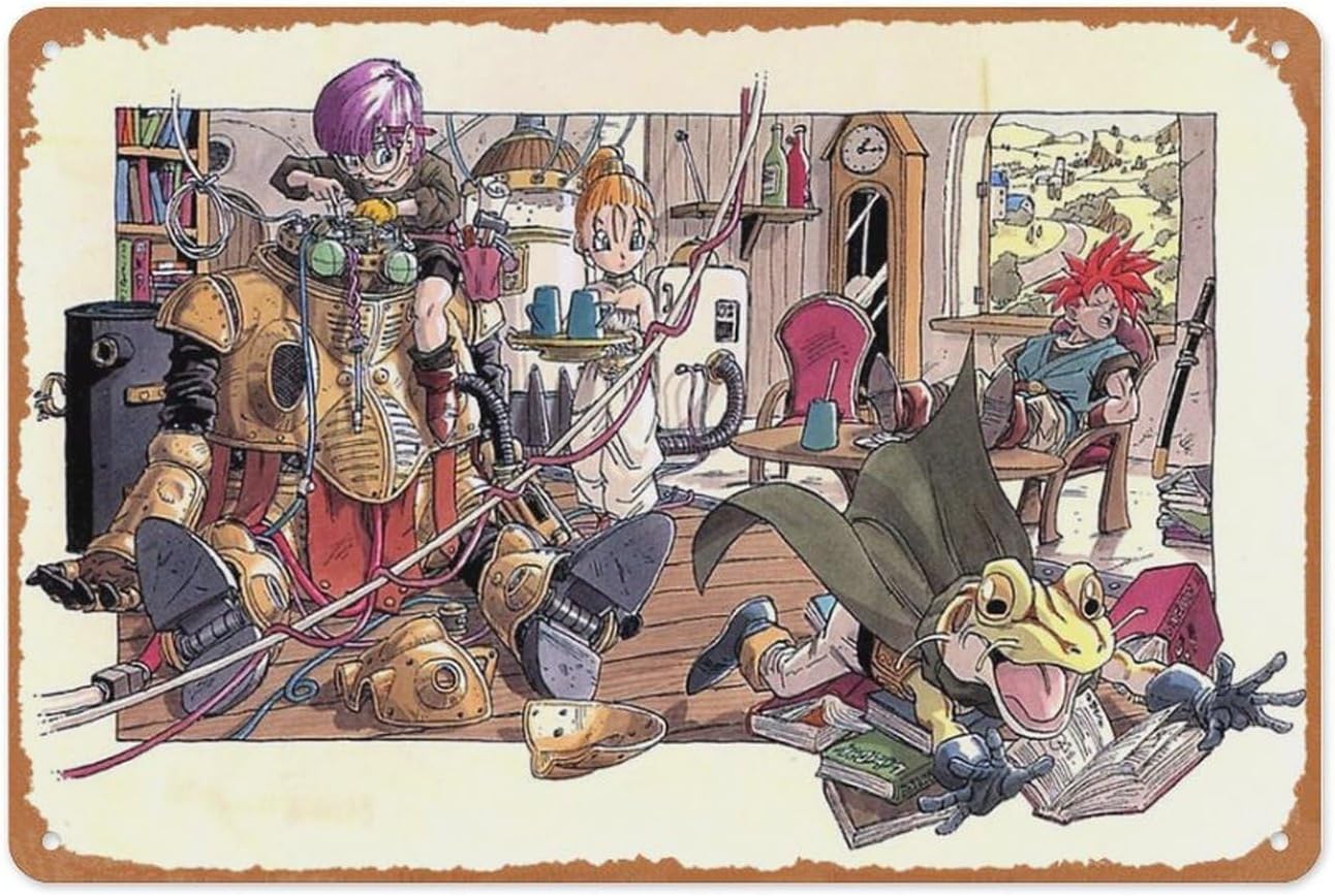 Retro Gaming Videos - Retro Game Metallschild – Chrono Trigger
