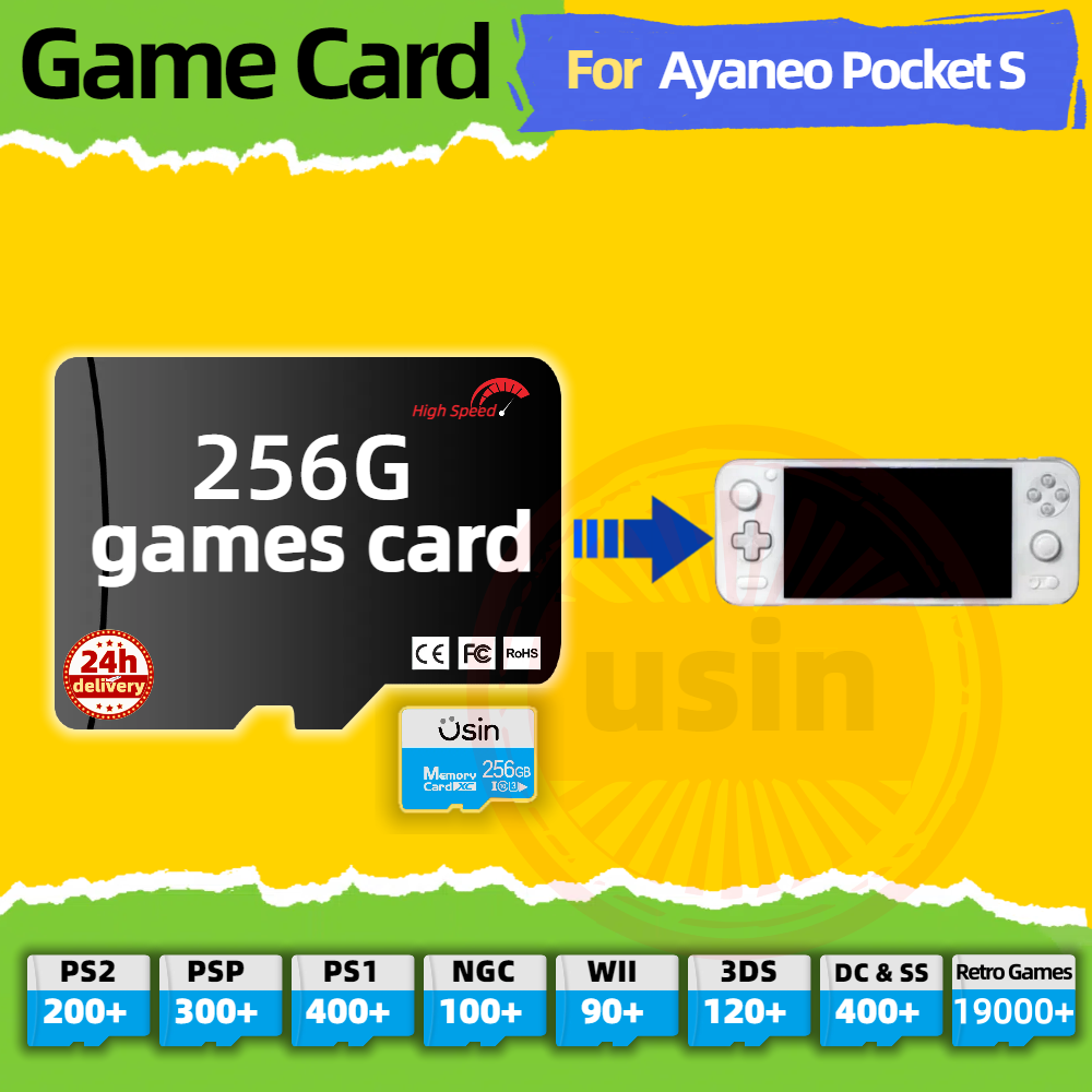 Retro Gaming Android - Spielkarte für Ayaneo Pocket S EVO
