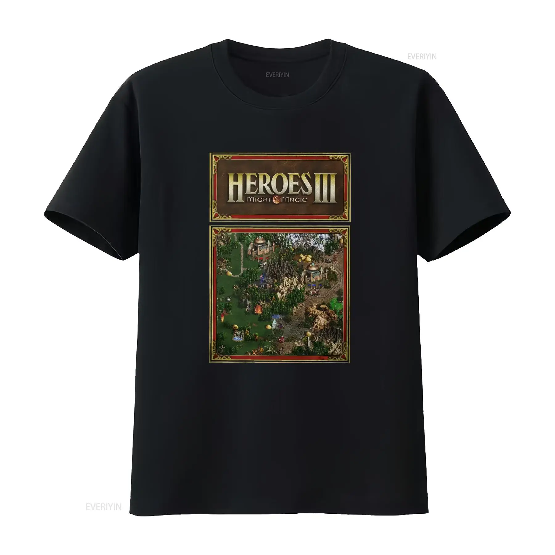 Retro Gaming T Shirts - Heroes Map of Might And Magic