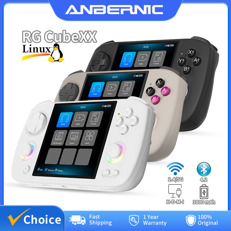 Retro Gaming Anbernic - ANBERNIC RG Cubexx Retro Handheld-Spielekonsole 3,95