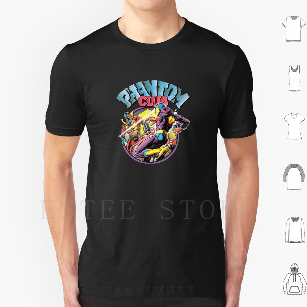 Retro Gaming T Shirts - Phantom Club-Badge T-Shirt DIY Große Größe