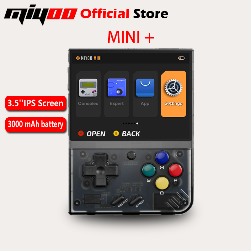 Retro Gaming Anbernic - MIYOO Mini Plus Tragbare Retro-Handspielkonsole 3,5-Zoll-IPS-HD-Bildschirm