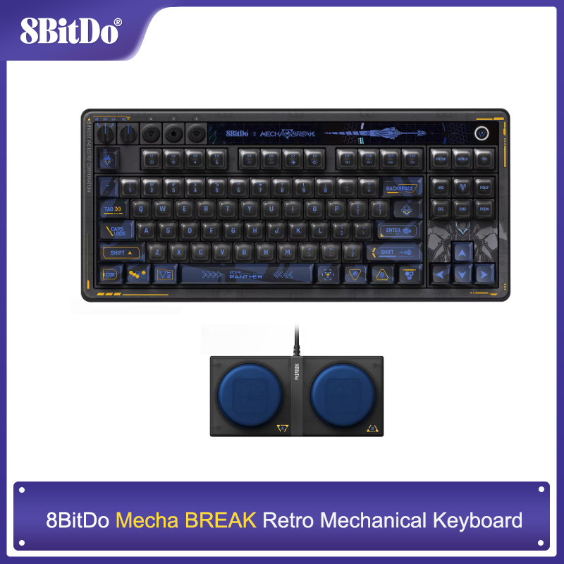 Retro Gaming Android - 8BitDo Retro 87 mechanische Tastatur –