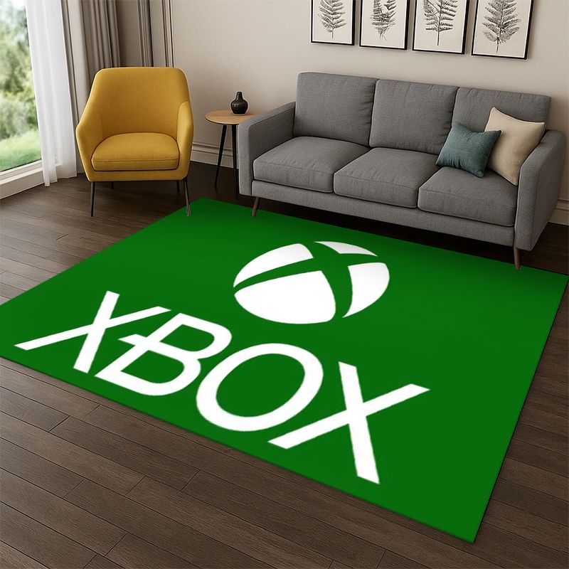 Retro Gaming Xbox - Retro Xbox Gaming Gamer Logo Teppich