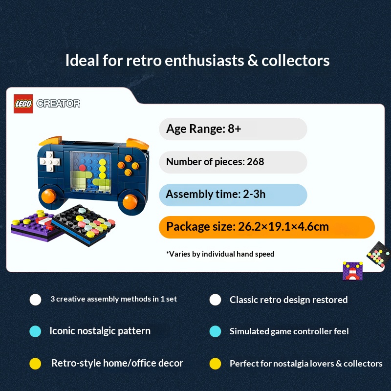 LEGO Creator 3in1 Bausteine LG – Retro Gaming Videos Bewertung und Preis