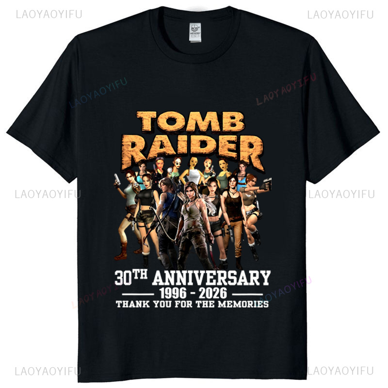 Tomb Raider 30th Anniversary U – Retro Gaming T Shirts Bewertung und Preis
