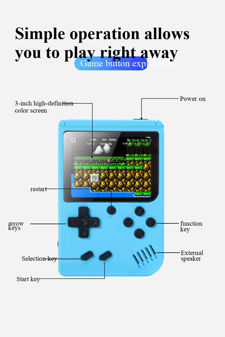 400-in-1-Mini-Spielekonsole, t – Retro Gaming Os Bewertung und Preis
