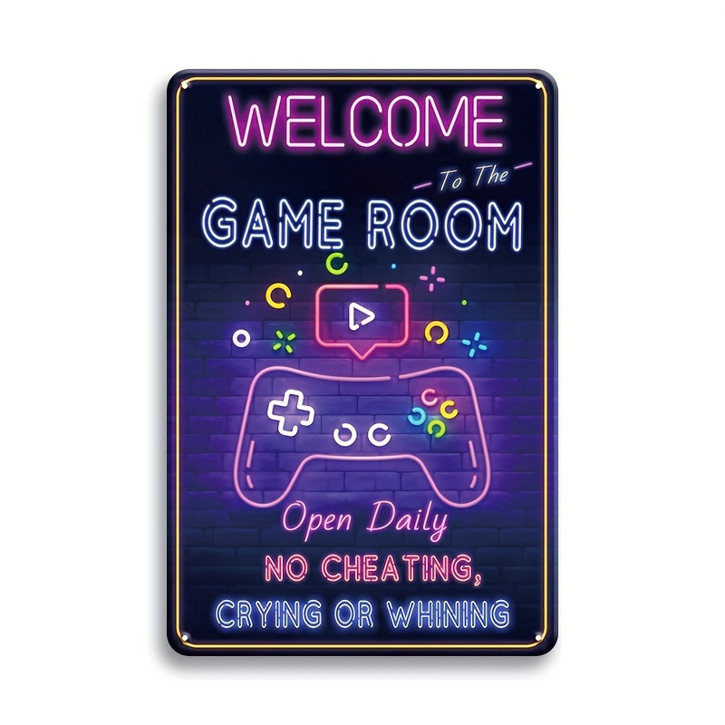 Willkommen im Game Room Metall – Retro Gaming Videos Bewertung und Preis