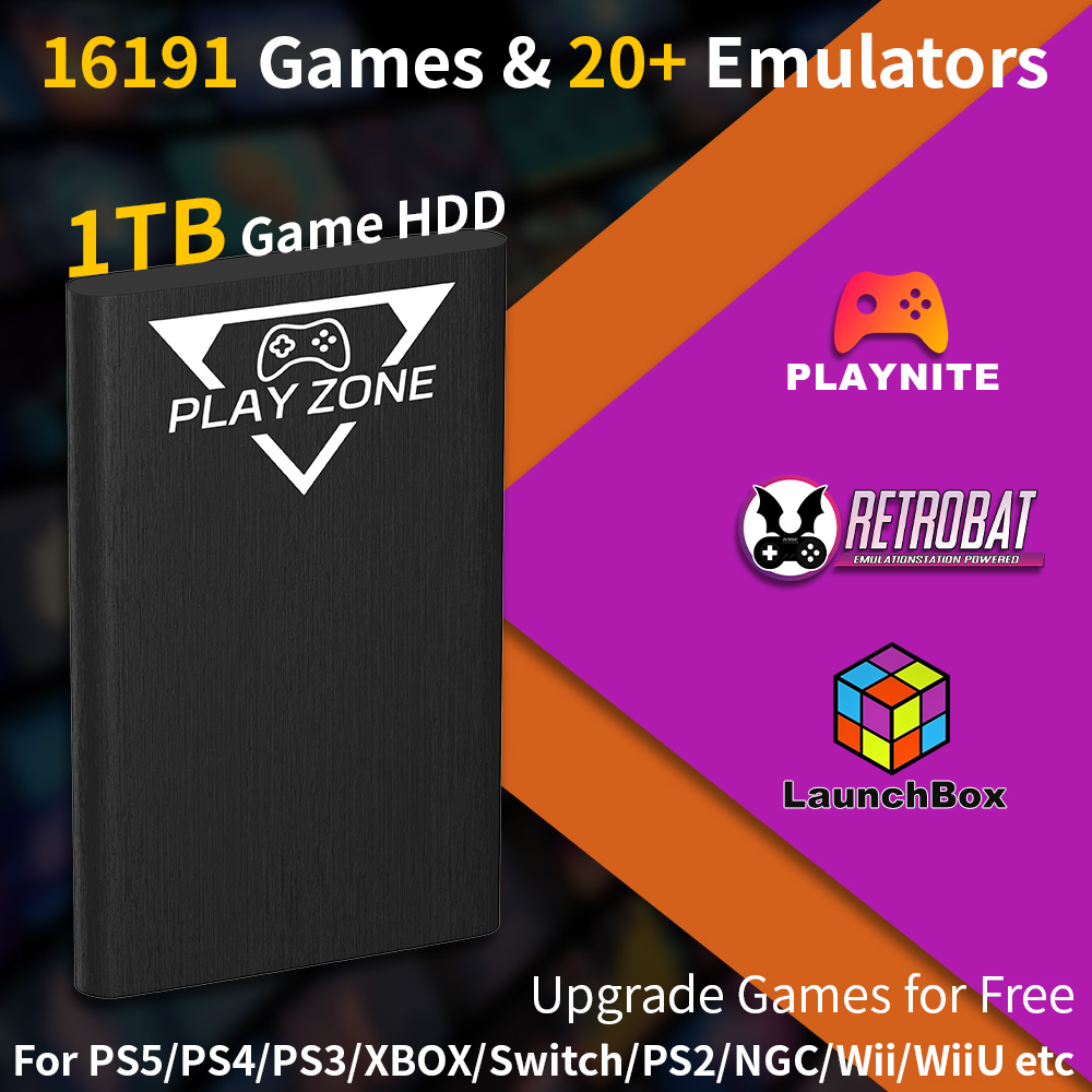 Play Zone 1TB Tragbare Gaming- – Retro Gaming Xbox Bewertung und Preis
