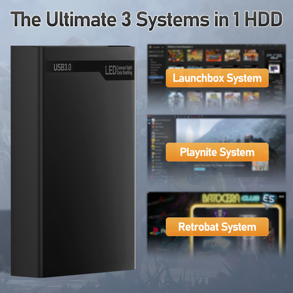500G Retro Gaming HDD Videospi – Retro Gaming Xbox Bewertung und Preis