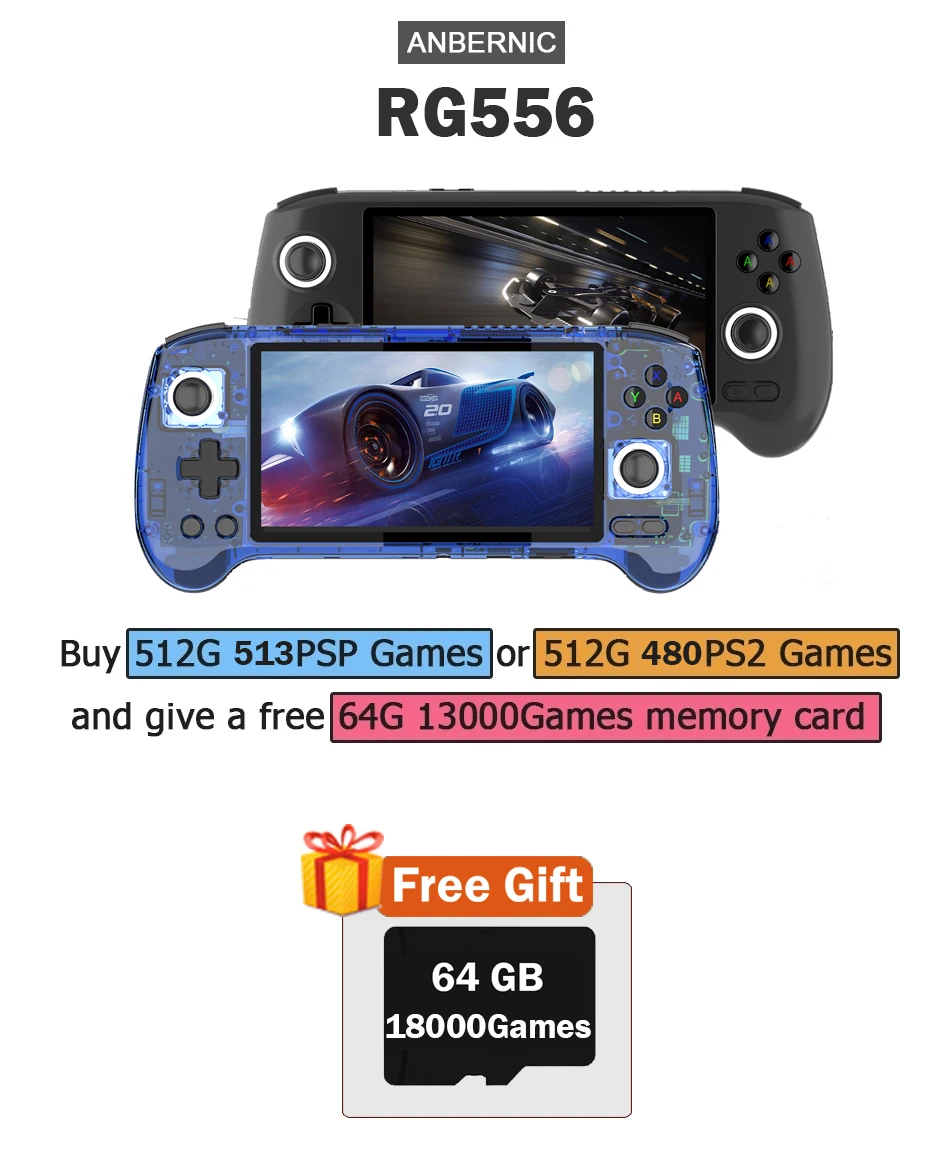 ANBERNIC RG556 Handheld-Spiele – Retro Gaming Anbernic Bewertung und Preis